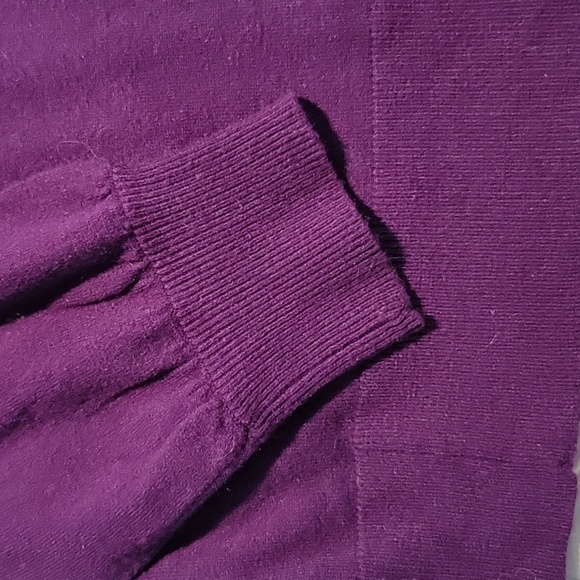 Purple Lightweight Sweater with Bling - Picture 7 of 7